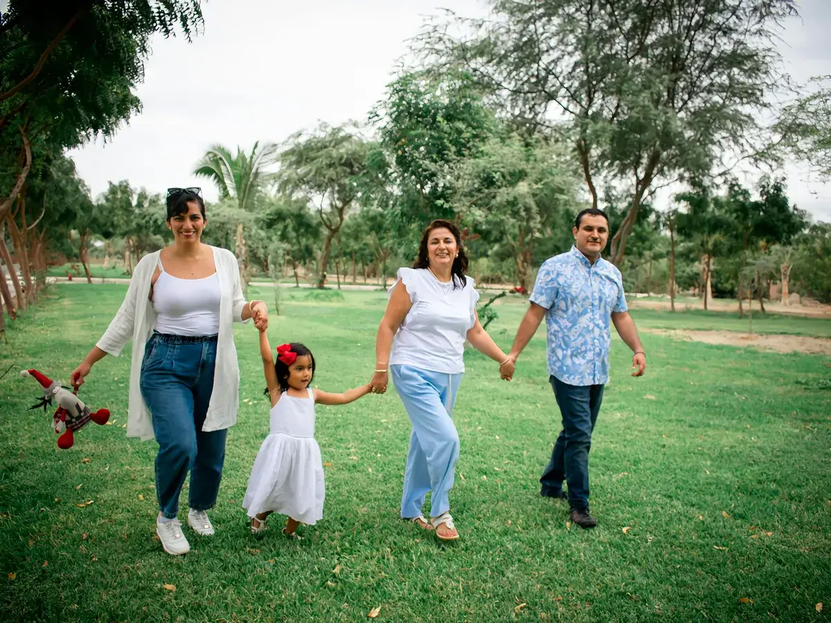 Familia protegida por Seguros del Pacífico